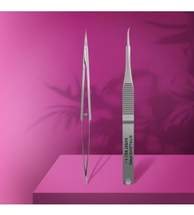 STALEKS EXPERT 93 TYPE 1 Kütikül için kancalı profesyonel mikro makas