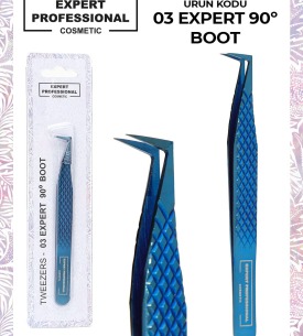 İpek Kirpik Cımbızı 03 Expert 90 Boot