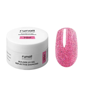 9818 RUNAİL BUILDER UV GEL REFLECTIVE DIAMOND - 15gr simli jel