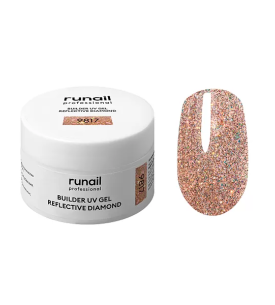 9817 RUNAİL BUILDER UV GEL REFLECTIVE DIAMOND - 15gr simli jel