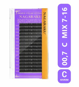 Nagaraku Classic İpek Kirpik - 00,7 C - MIX