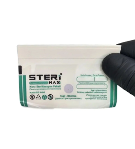 Steri Max Sterilizasyon Zarfı Şeffaf - Mini Boy Sterilizasyon Kraft Paketi 100mmX65mm (100) Adet